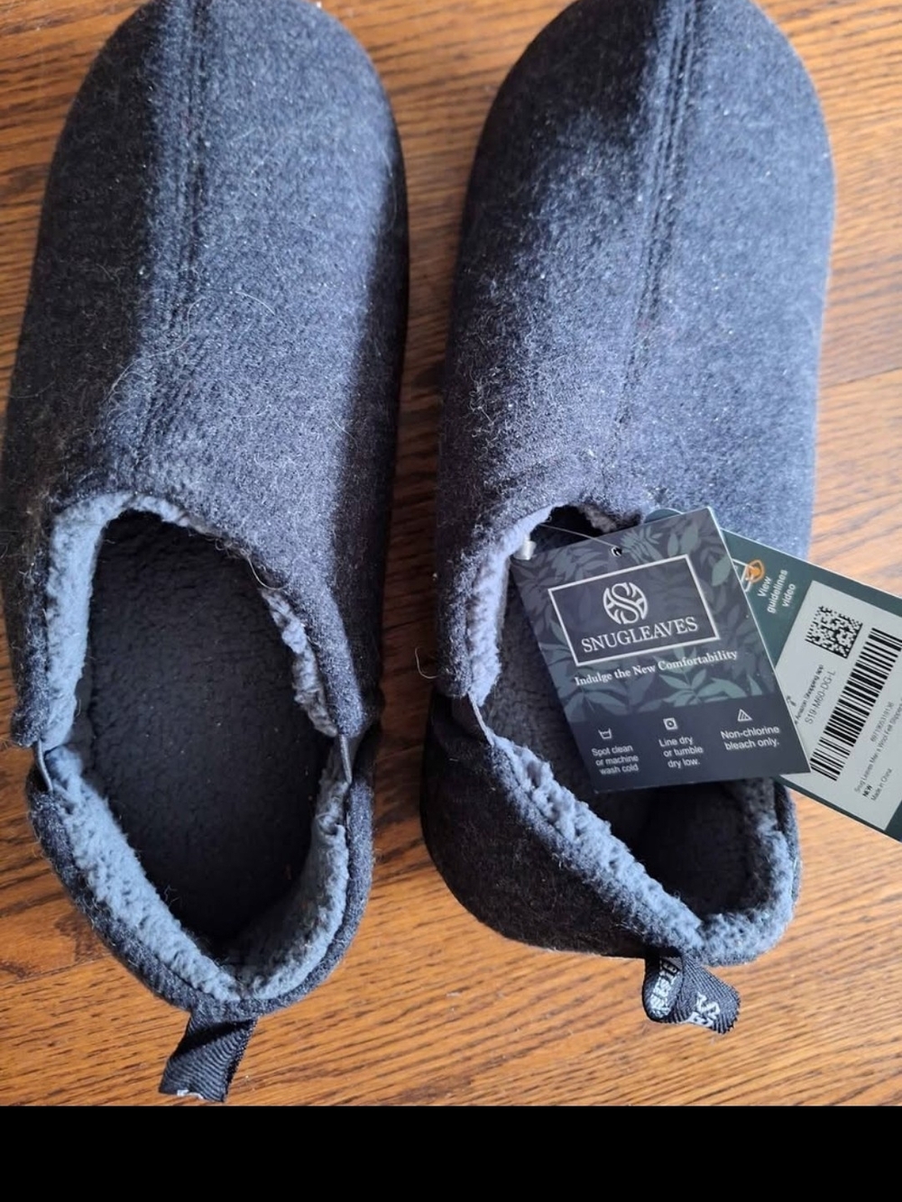 PMen’s Gray Slip-On Cozy Slippers